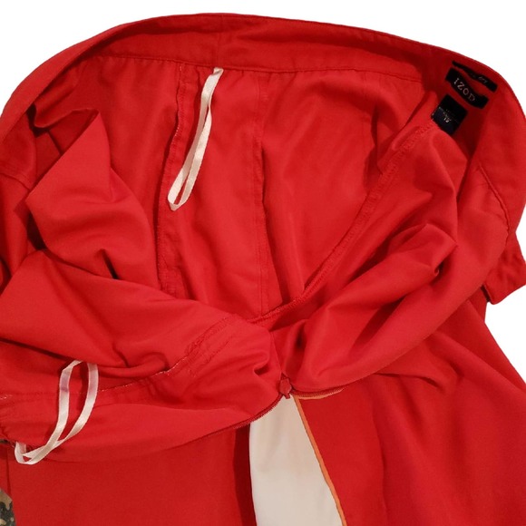 EUC Izod Skort Golf‎ Size 12 Womans Pockets Outdoors Athleisure Red Orange White - Picture 10 of 12